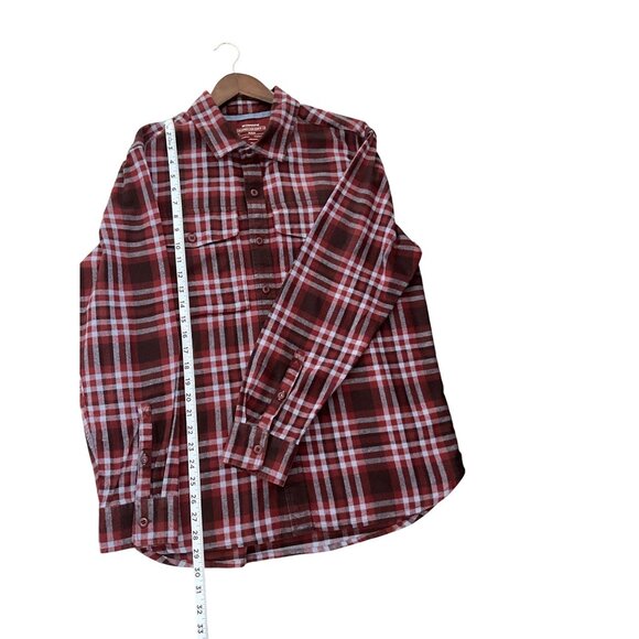 REI Cooperative Mens Medium Plaid Flannel Button-Up Shirt - Picture 7 of 7